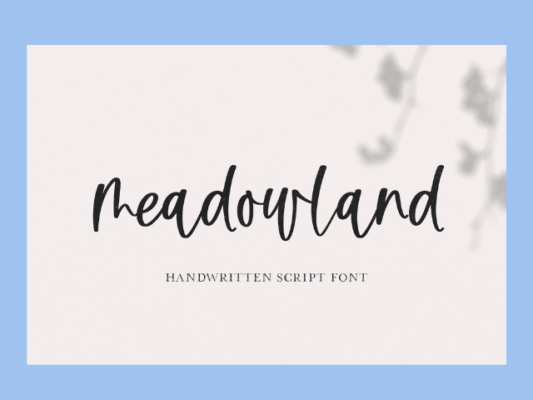 Meadowland Calligraphy
