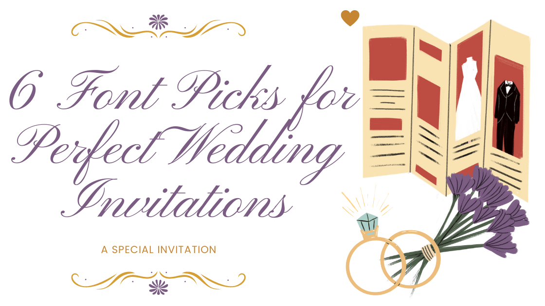 18 Font Picks for Perfect Wedding Invitations